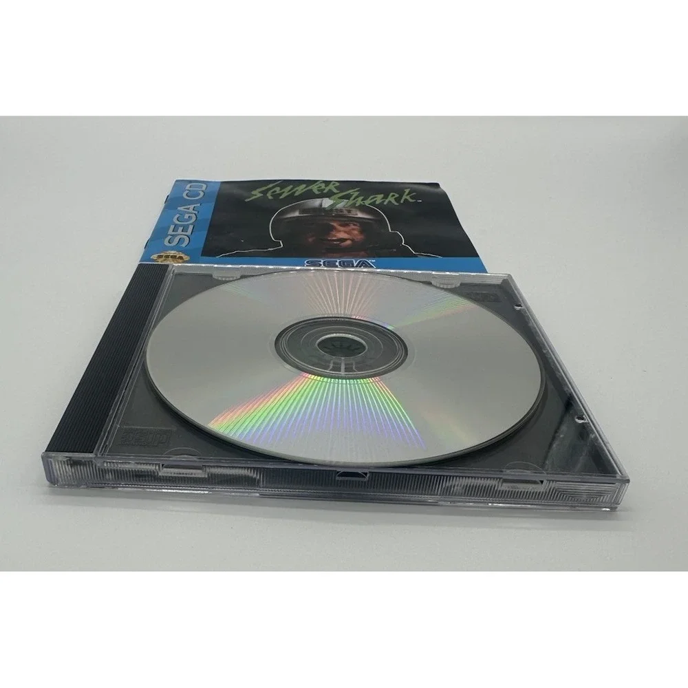 SEWER SHARK SEGA CD GAME DISC & MANUAL NOT FOR RESALE TESTED WORKS
